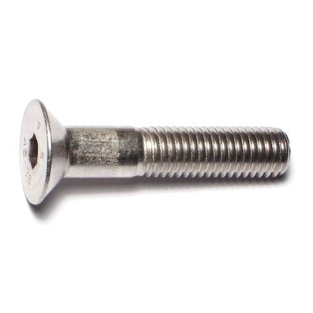 M10-1.50 Socket Head Cap Screw, Plain Stainless Steel, 50 Mm Length, 2 PK